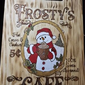 Festive Snowman Holiday Wall Art